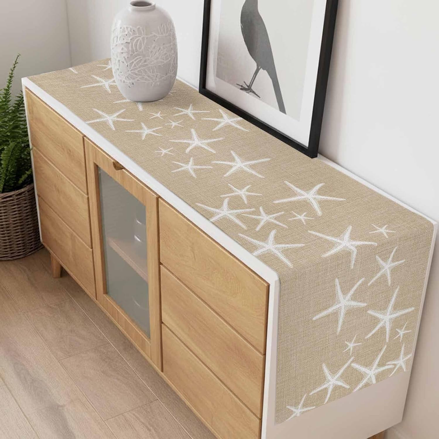 beige-starfish-coastal-table-runner-36-inches-long-farmhouse-dress-scarves-summer-beach-nautical-ocean-sea-dining-tablerunner-for-coffee-table-kitchen-island-party-decor-small-13-x-36