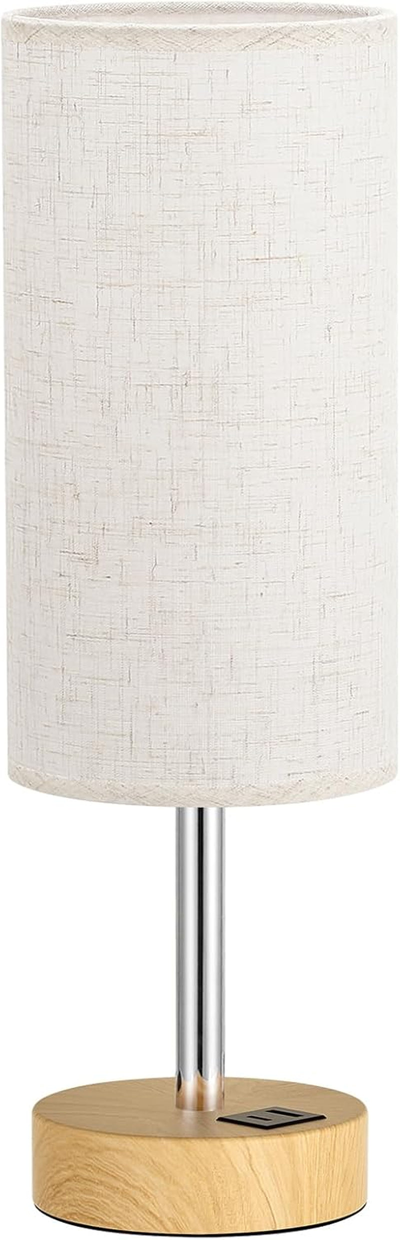 bedside-table-lamp-for-bedroom-3-way-dimmable-touch-lamp-usb-a-c-led-bulb-included-14-small-nightstand-lamp-for-desk-living-room-guest-room-cream-fabric-lampshade-wood-grain-metal-base