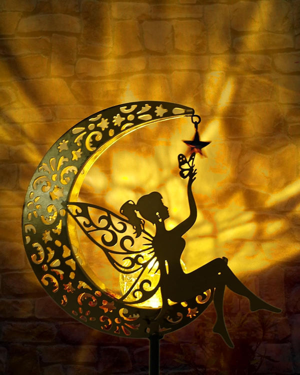 Solar Fairy Moon Garden Stake Light, Outdoor Yard Patio Decor Gift8