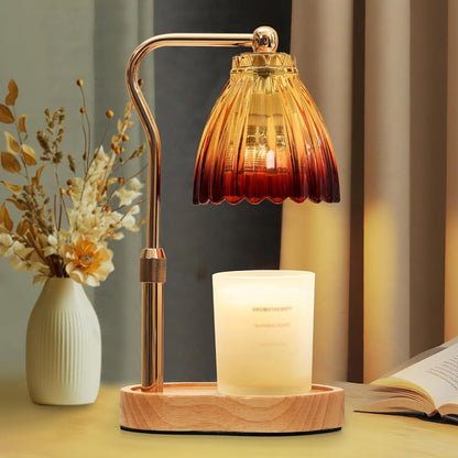 Candle Warmer Lamp with Timer Dimmable, Gold Gift Wax Warmer Lamps1