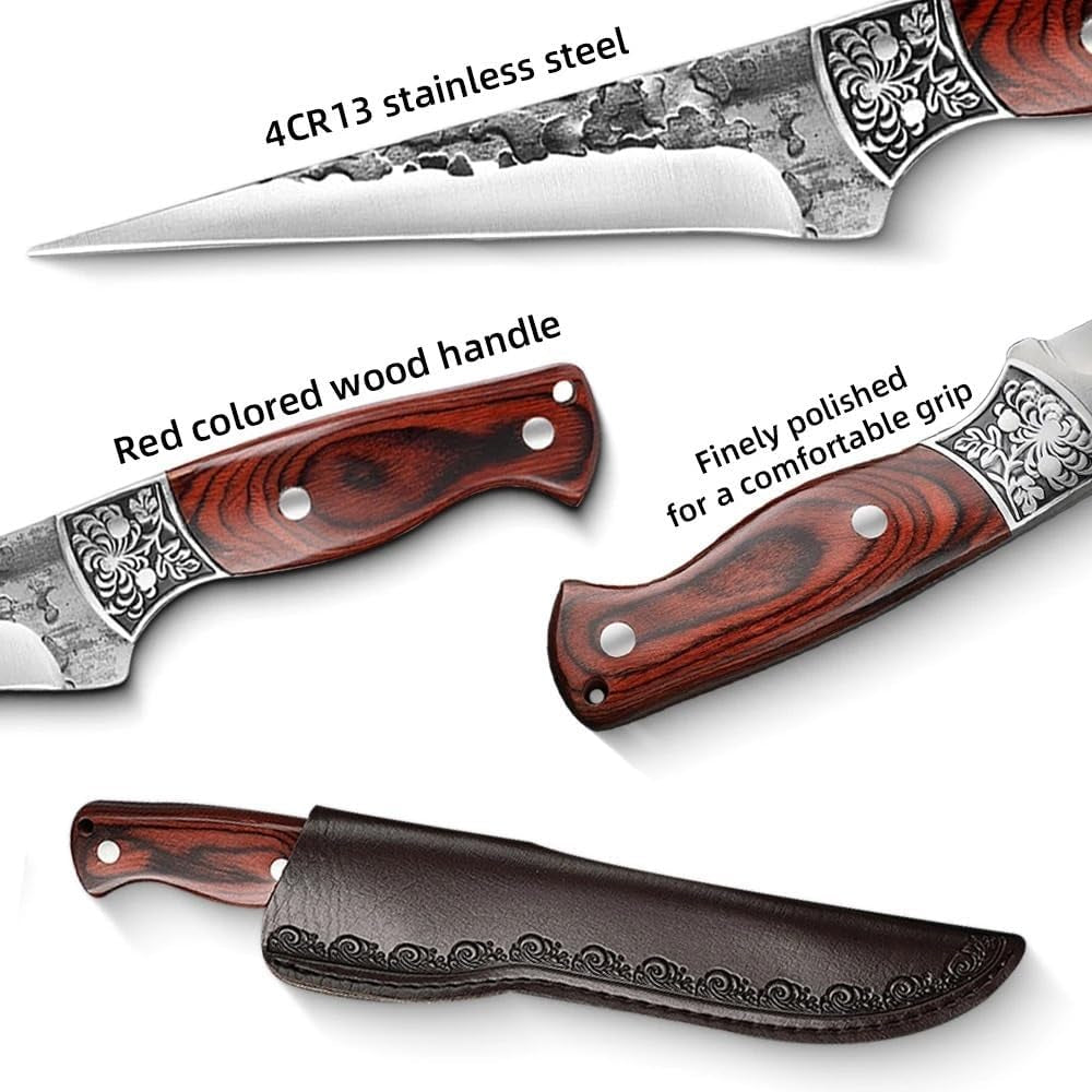 meat-cleaver-5-5-inch-boning-knife-hand-forged-kitchen-knives-wooden-handle-utility-chef-slicing-fish-knives