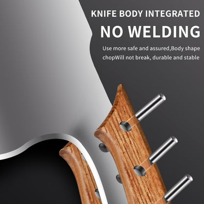 Meat Cleaver, Chopping and Cutting Dual Purpose Knife, Ultra-Sharp round Head Bone Chopping Knife, Fish Knives5