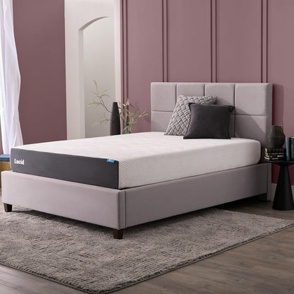 ® 10" Medium Gel Memory Foam Mattress – Bamboo Charcoal & Cooling Gel – Fiberglass Free – Bed in a Box – Certipur-Us® Certified – King Size10