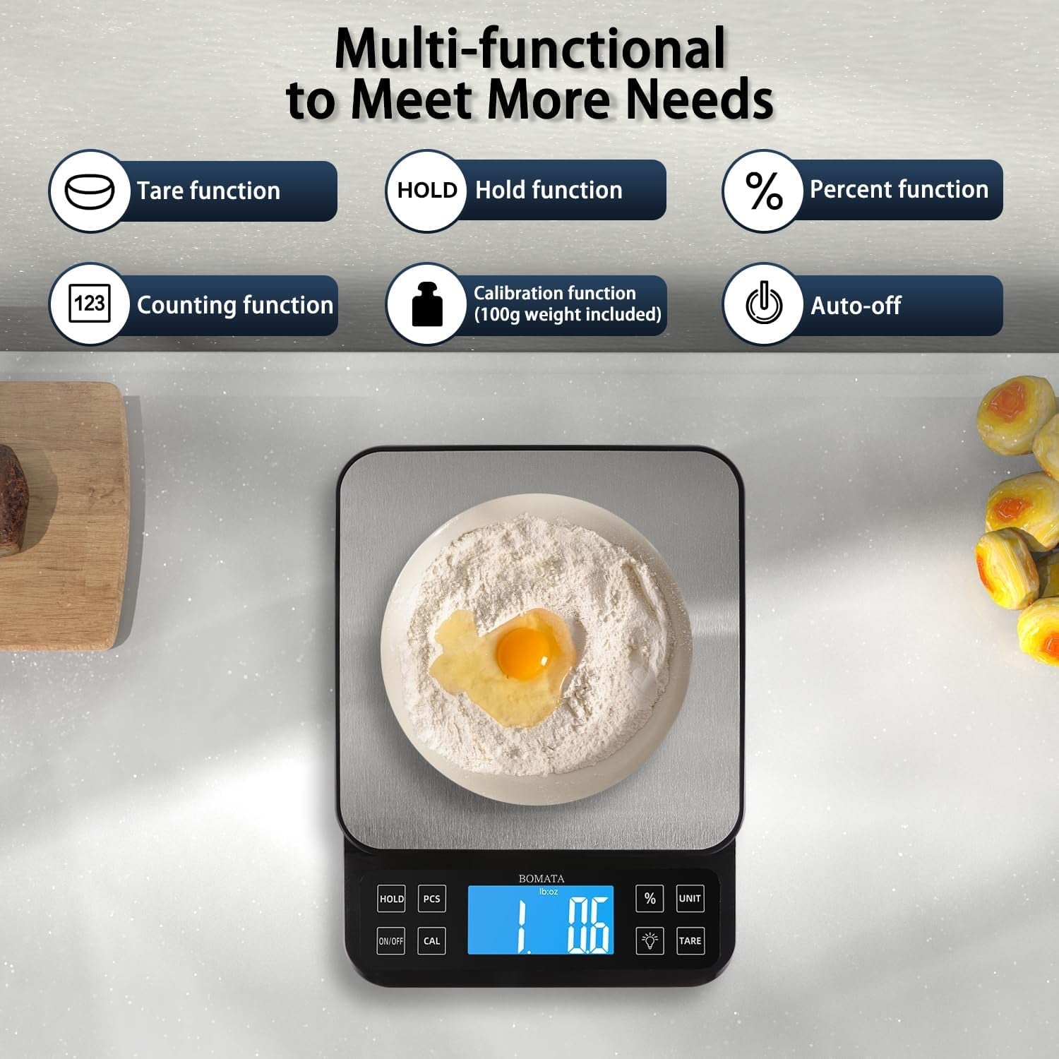 large-kitchen-scale-0-1g-0-001oz-high-precision-11lb-bakery-scale-percentage-function-usb-rechargeable-full-view-angle-lcd-with-backlight-stainless-steel-pan
