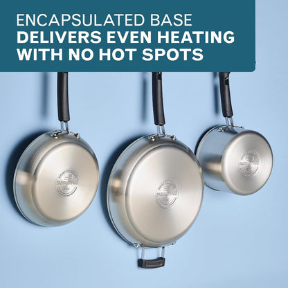 Truecook Stainless Steel Cookware Set, 12-Piece, Silver | Premium Stainless Steel Pots and Pans Set, Dishwasher Safe, Oven Safe to 350°F, Compatible with Gas, Electric, & Induction5