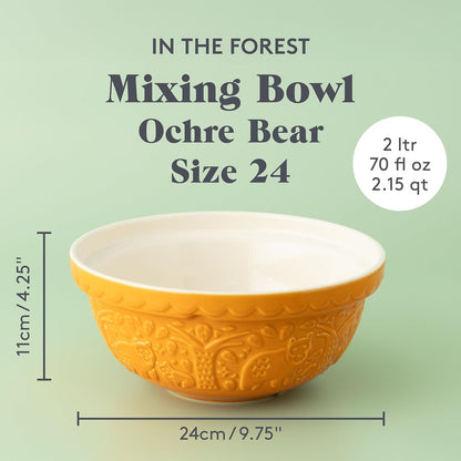 Mason Cash in the Forest 24 Cm Ochre Mixing Bowl4