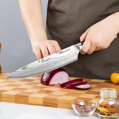Chef Knife Set with Roll Bag, Sharp Professional Chef Knives Set | High Carbon Stainless Steel 18PCS Kitchen Knife Set with Sharpener, Ergonomic Handle, Kitchen & Home Cooking, Dishwasher Safe5