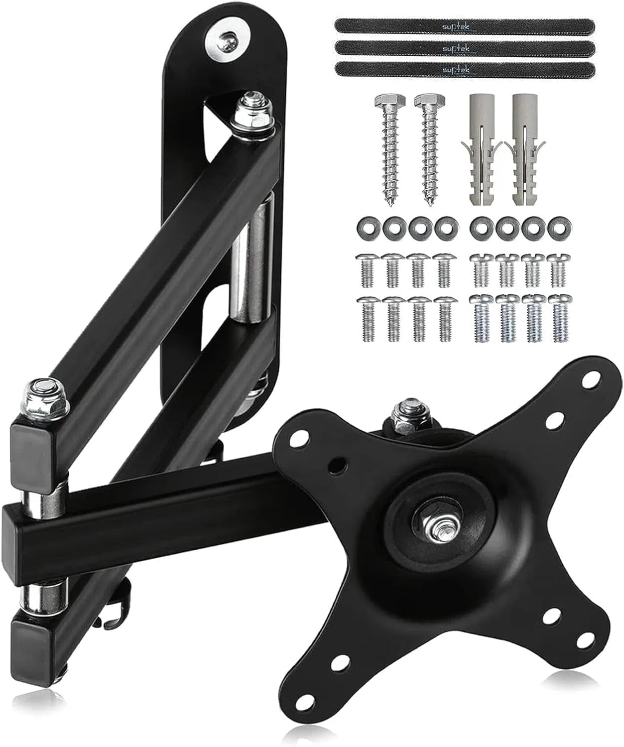 tv-wall-bracket-mount-swivel-and-tilt-for-most-15-32-led-lcd-oled-flat-screen-tvs-and-monitors-with-vesa-75x75-100x100mm-up-to-13kg-full-motion-monitor-wall-bracket-ma2720