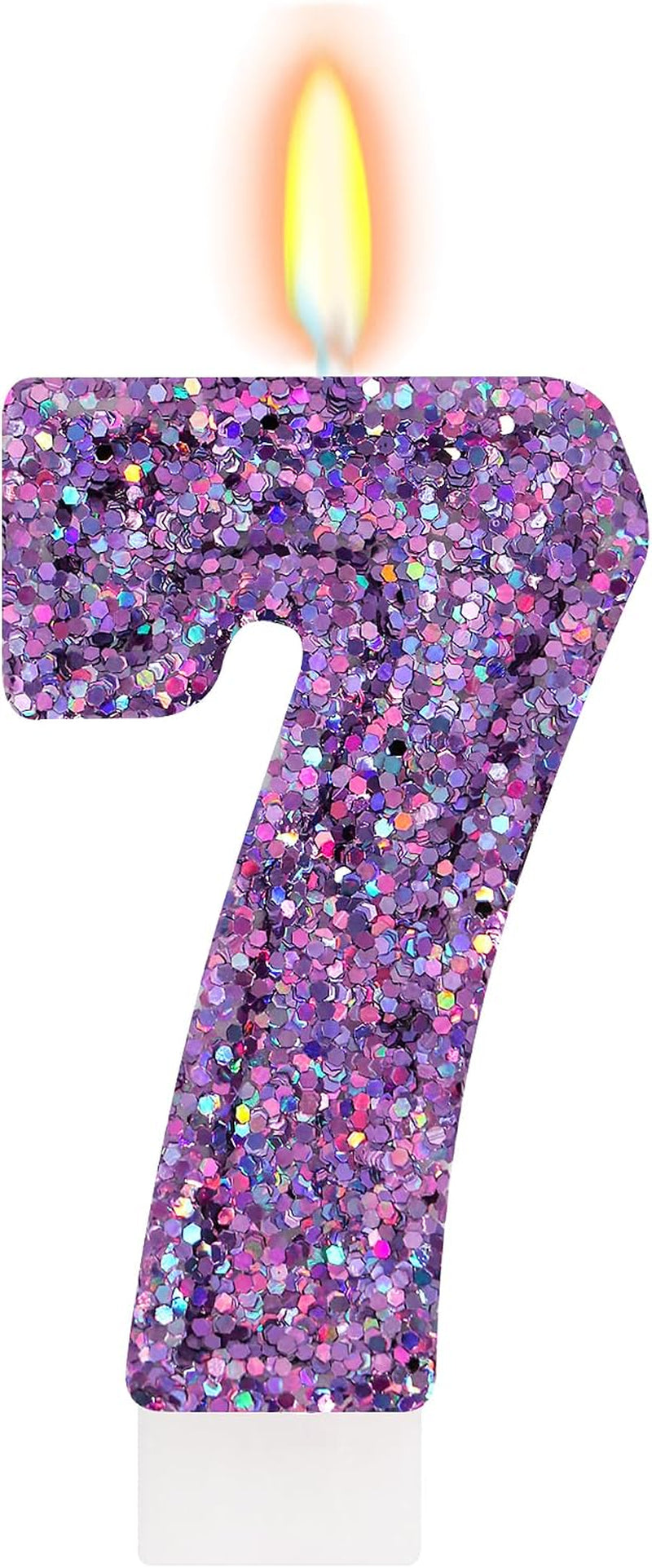 deep-purple-glitter-number-7-candle-purple-birthday-decorations