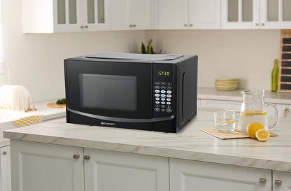 MW9255B Countertop Microwave Oven, 6 Pre-Programmed Settings, Removable Glass Turntable and Child Safety Lock, 0.9 Cu Ft, 900W, Black8