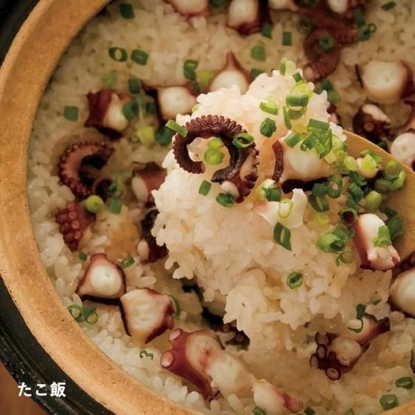 Nagatani Seitou ACT-03 Hase-En Kamado-San Earthenware Pot for 2 Cook Rice, Made in Japan (With Rice Spoon, Recipe) Diameter 8.5 Inches (21.5 Cm) X Height 6.3 Inches (16 Cm), Heat Retention, Rice Pot,5