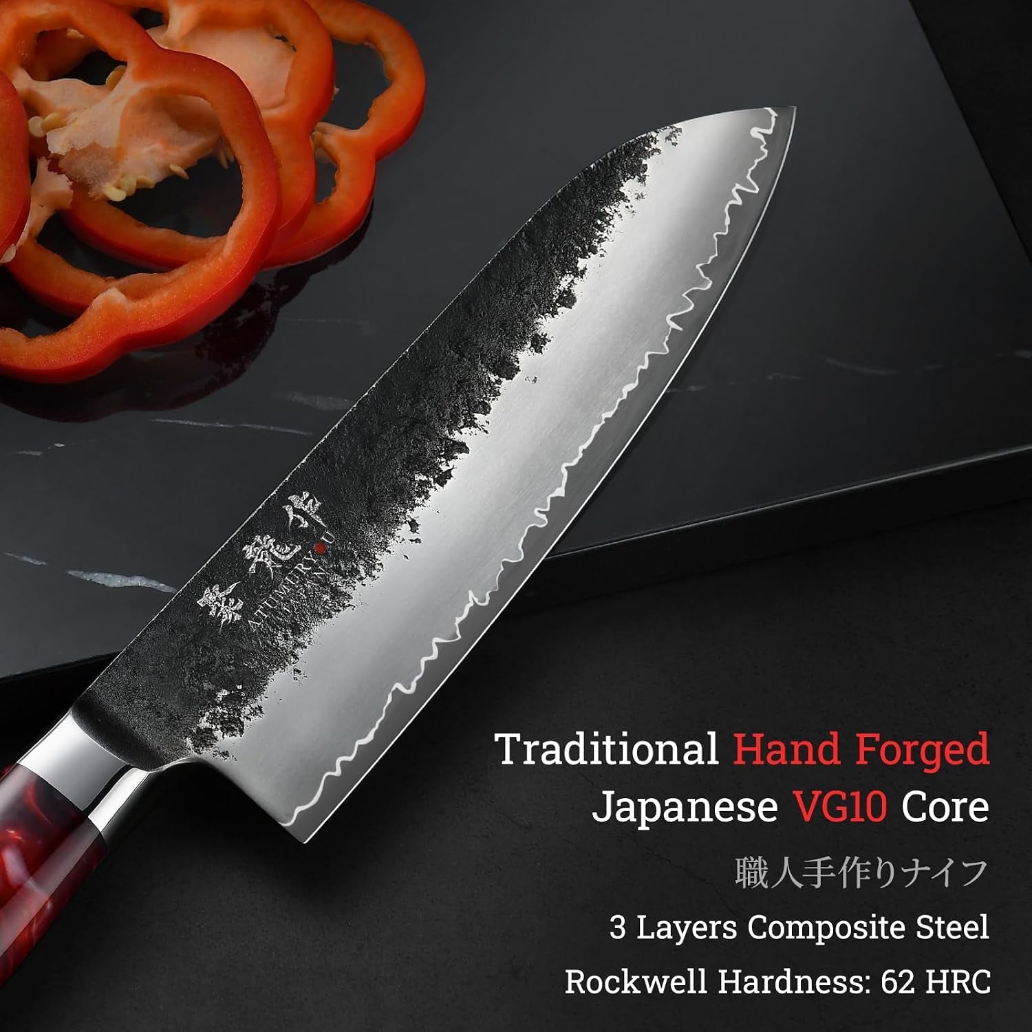 7-japanese-santoku-chef-knife-black-forged-3-layer-vg10-steel-core