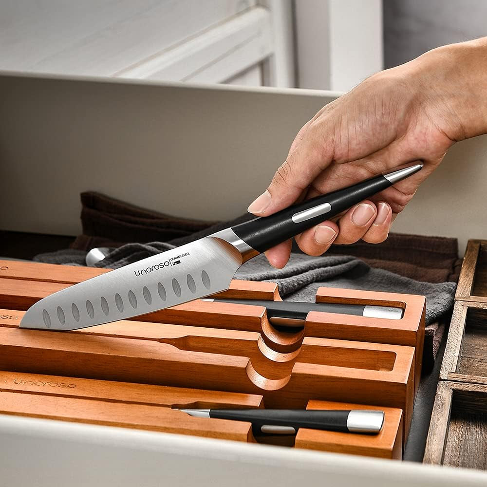 santoku-knife-ultra-sharp-german-high-carbon-stainless-steel-6-inch-mako-series-with-exquisite-in-drawer-knife-block