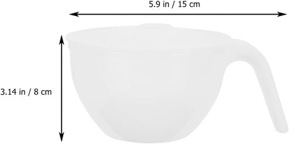 5 Sets Plastic Mixing Bowls with Lids and Handles Multi Purpose Stackable Stirring Bowls for Home Restaurant Bakery Use2