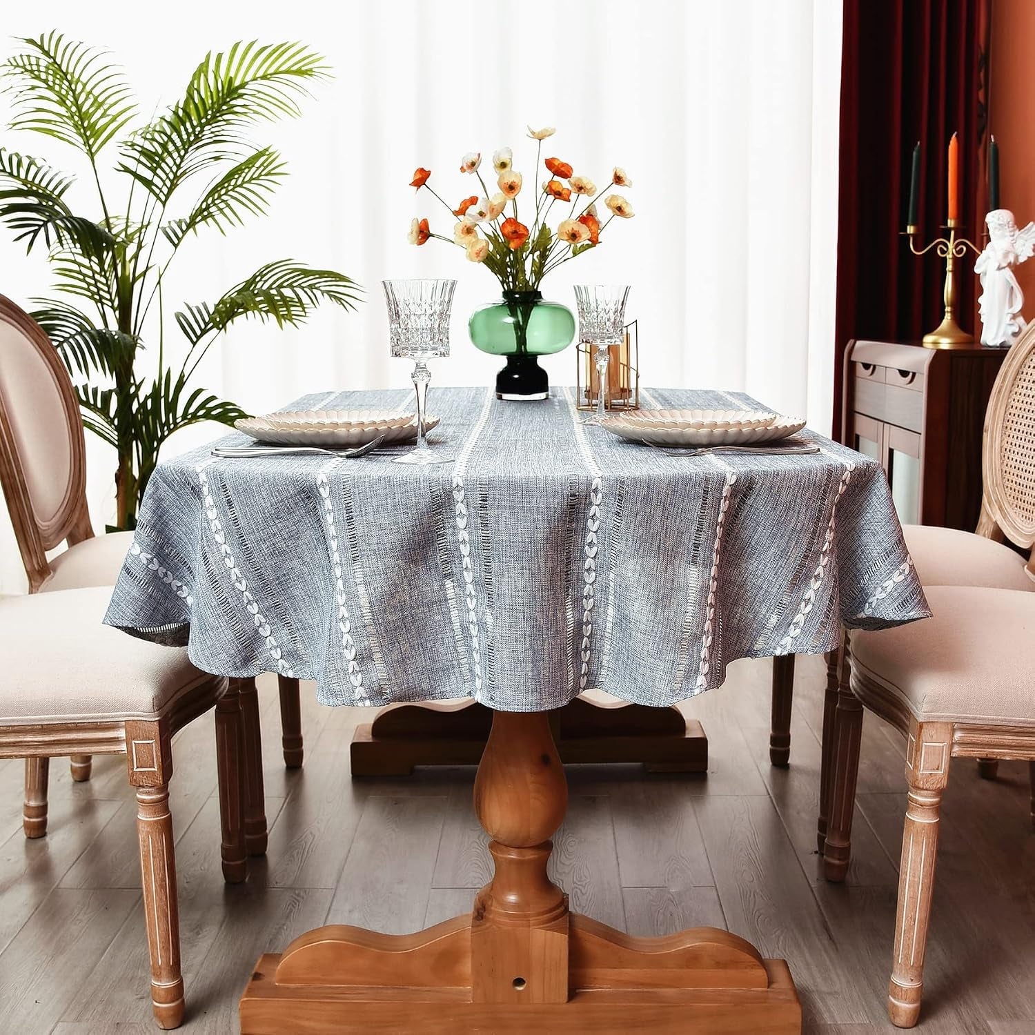 rustic-oval-cotton-linen-tablecloths-embroidered-farmhouse-spring-table-cloths-kitchen-dining-room-party-tablecloth-table-cover-for-oval-tables-54-x-72-inches