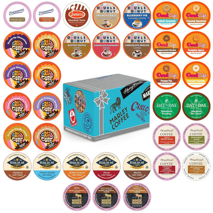 Flavored Coffee Pods Variety Pack for Keurig K Cups Brewers, Assorted Flavored Coffee Sampler, 36 Count(Pack of 1)1