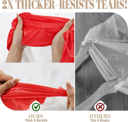 Disposable Tablecloth Roll, 54In X 300Ft Red Plastic Table Cloth Disposable7