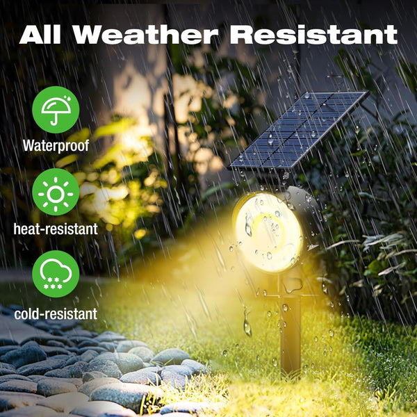 Solar Spot Lights Outdoor Waterproof, Landscape Spotlights2