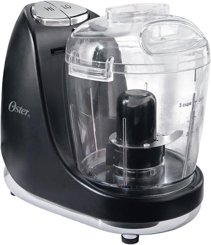 Oster FPSTMC3321 3-Cup Mini Chopper with Whisk, Black1