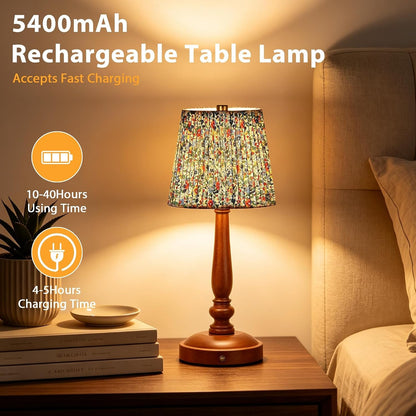 15.5'' Wireless Table Lamp, 5400Mah Rechargeable Small Bedside Touch Lamp3