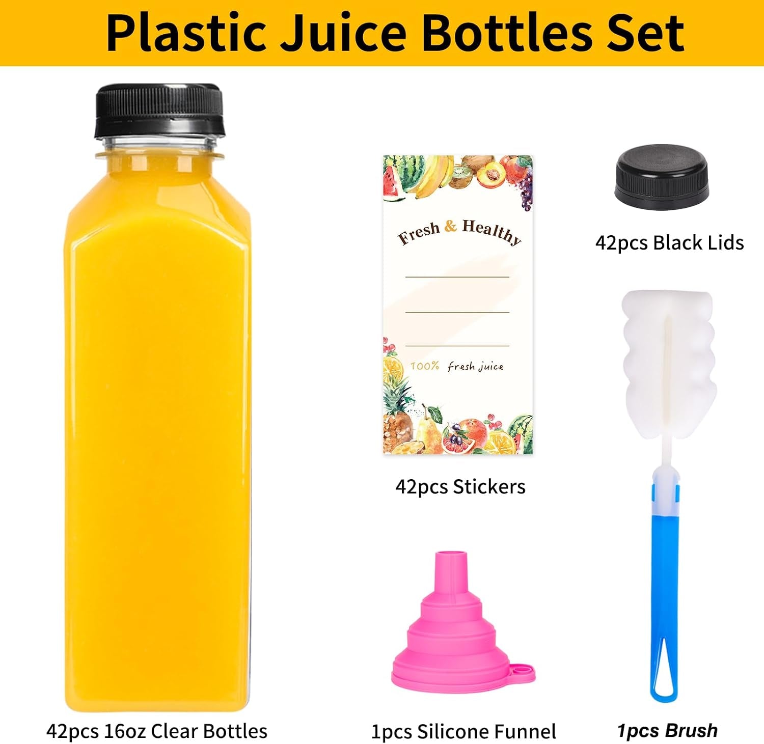 42pcs-16oz-plastic-juice-bottles-with-caps-reusable-juicing-bottles-with-lids-clear-containers-for-smoothies-and-other-beverages