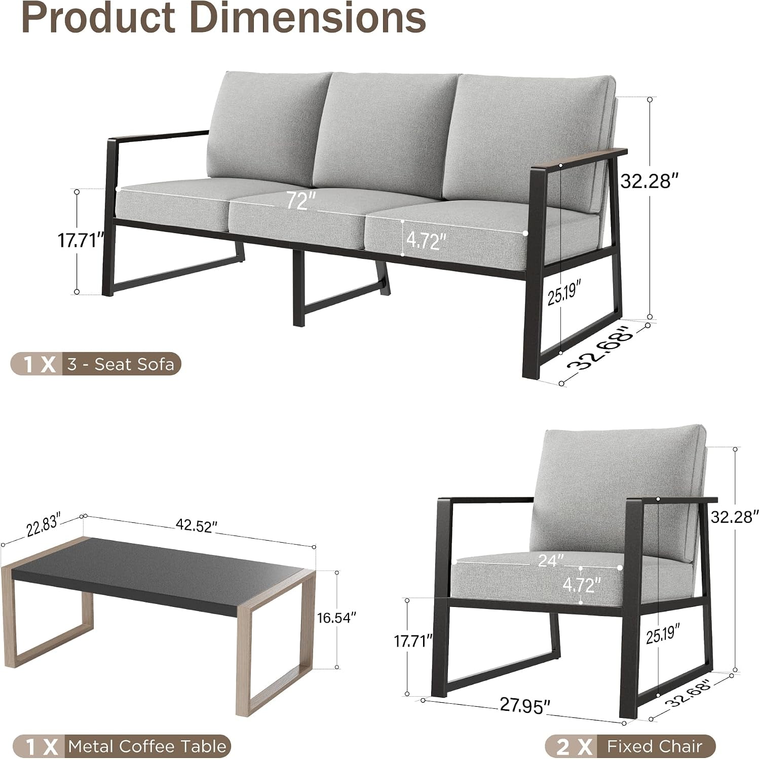 4-piece-metal-patio-furniture-set-with-gray-cushion