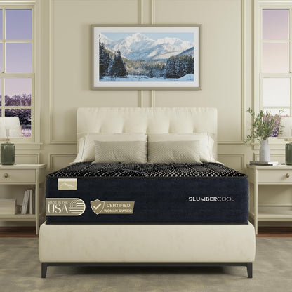 Slumbercool MAX 3Z Plush Euro Top - 14" Split King Cooling Hybrid Mattress1