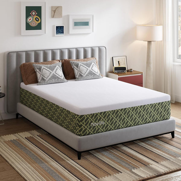 King Gel Memory Foam Mattress 10 Inch for Pressure Relief9