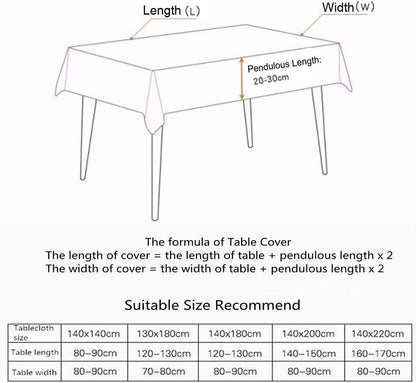 round Table Cloth, Washable Cotton Linen Tablecloth Flounces Fabric Dust-Proof Table Cover for Kitchen Dinner Picnic Tabletop Home Decoration (Round 60 Inch)7
