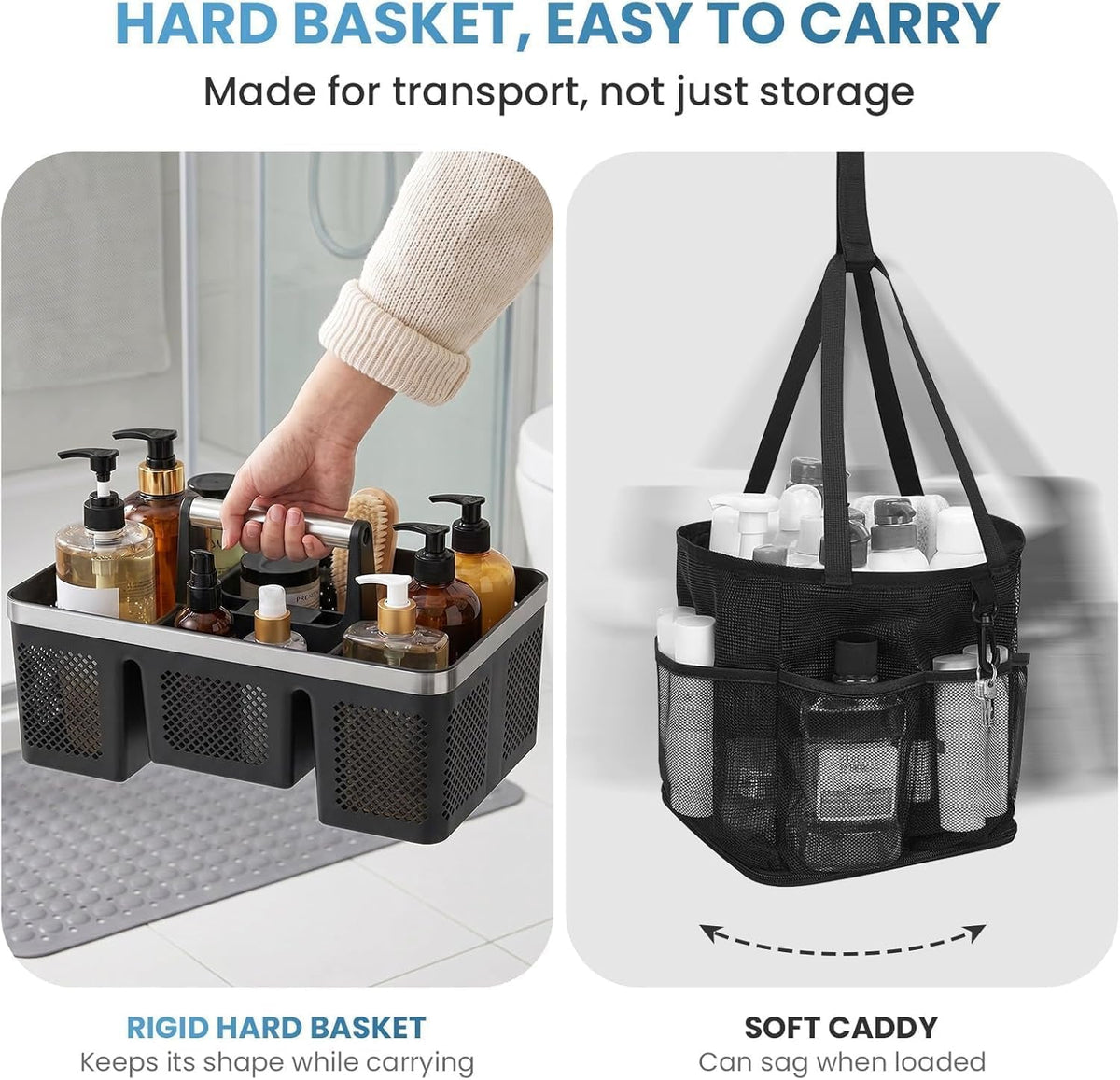 plastic-shower-caddy-dorm-portable-cleaning-shower-caddy-with-handle-4-divided-compartments-all-side-drainage-rigid-plastic-basket-tote-for-college-dorm-bathroom-use-black-silver