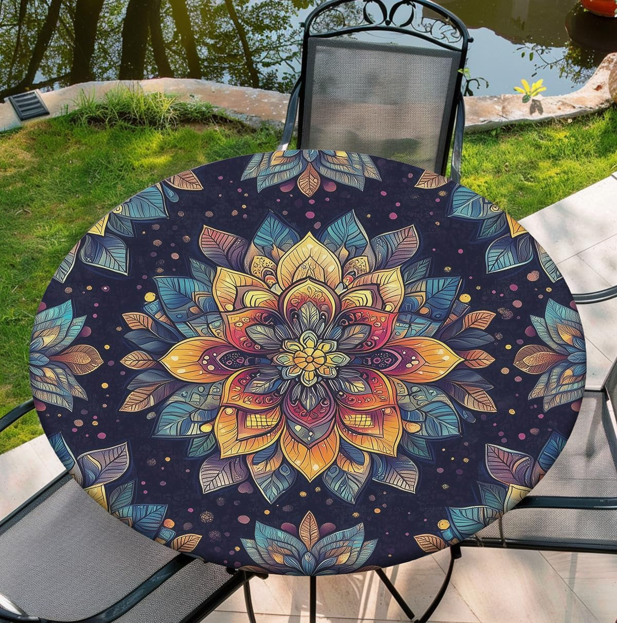 round-tablecloth-stretch-round-fitted-tablecloth-with-elastic-boho-waterproof-table-cloth-for-31-35-round-table-36inch