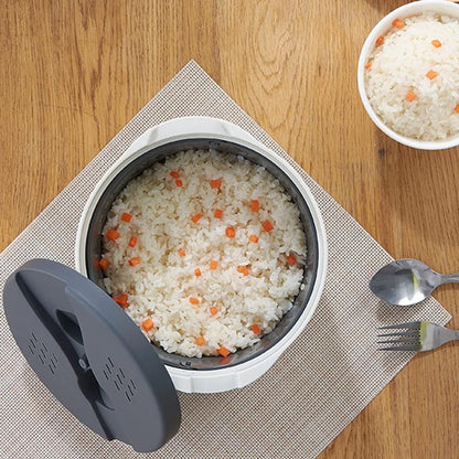 Microwave Rice Cooker, 2L Microwave Rice Steamer Pasta Cooker with Strainer, Non-Stick Food Grade PP Rice Cookware Full Set with Lid Spatula for Meal Noodle Ramen(Orange)6