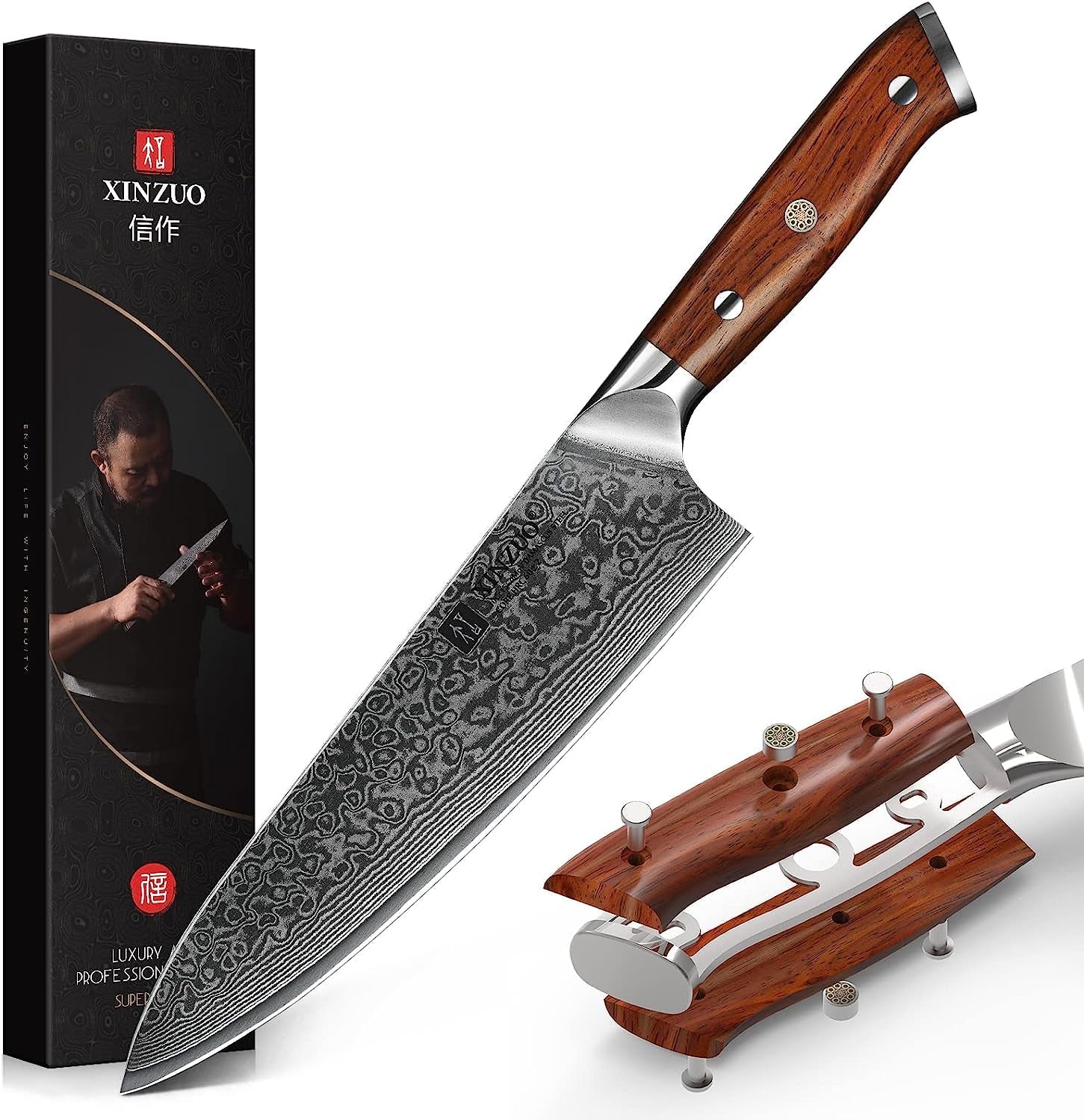 chef-knife-8-3-inch-vg-10-super-stainless-steel-gyuto-knife-for-professional-chefs-and-home-cooking-ultra-sharp-kitchen-knife-with-rosewood-handle-yu-series