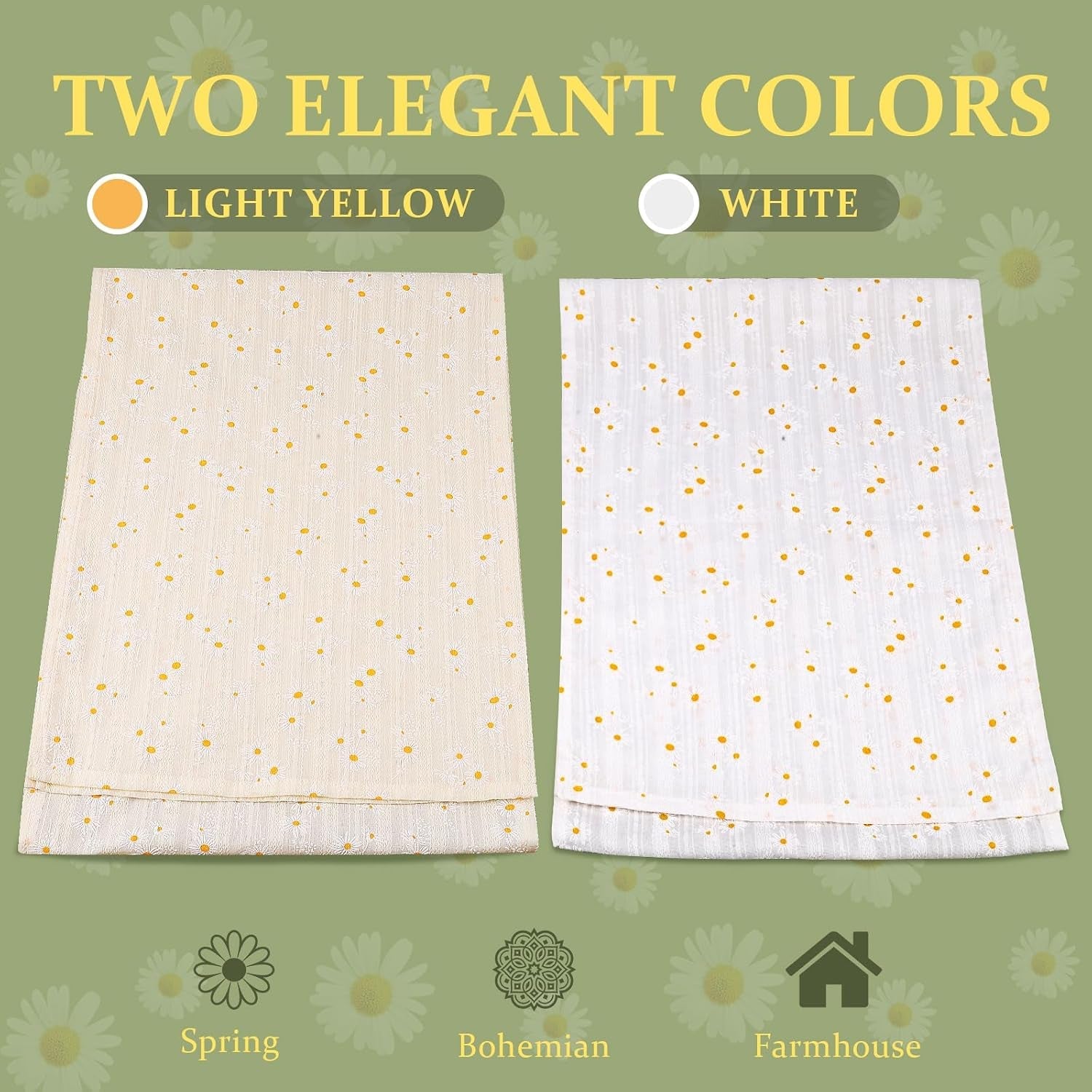 light-yellow-floral-cotton-table-runner-boho-table-decor-12-x72-farmhouse-rustic-autumn-thanksgiving-dining-room-kitchen-wedding-holiday-decor-bohemian-dresser-scarf-home-decor