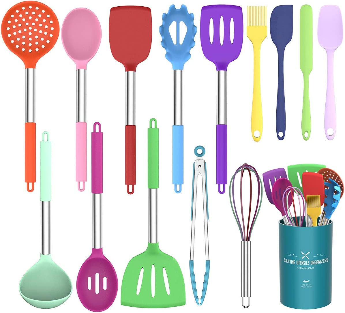kitchen-utensils-set-15-pcs-silicone-cooking-kitchen-utensils-set-non-stick-silicone-stainless-steel-handle-turner-spatula-spoon-tongs-whisk-cookware-colorful