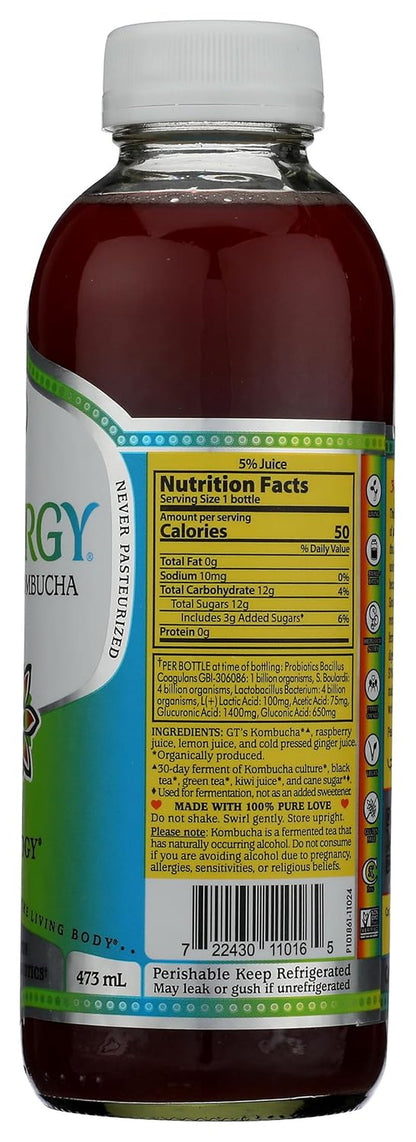 GTS Living Foods Trilogy Enlightened Kombucha, 16 FZ7