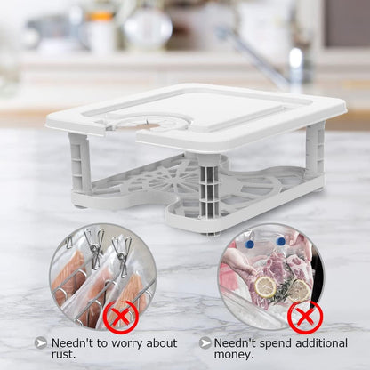 Sous Vide Container 12.6 QT with Lid and Rack Slow Cooker Container | Complete Kit with Lid and Rack, Minimal Water Evaporation, Compatible with Most Sous Vide Machines5