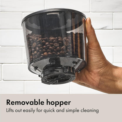 OXO Brew Conical Burr Electric Coffee Bean Grinder - 12 Oz, Silver | Stainless Steel Burrs, One-Touch Automatic, 43 Grind Settings for Drip Coffee, French Press, Cold Brew6