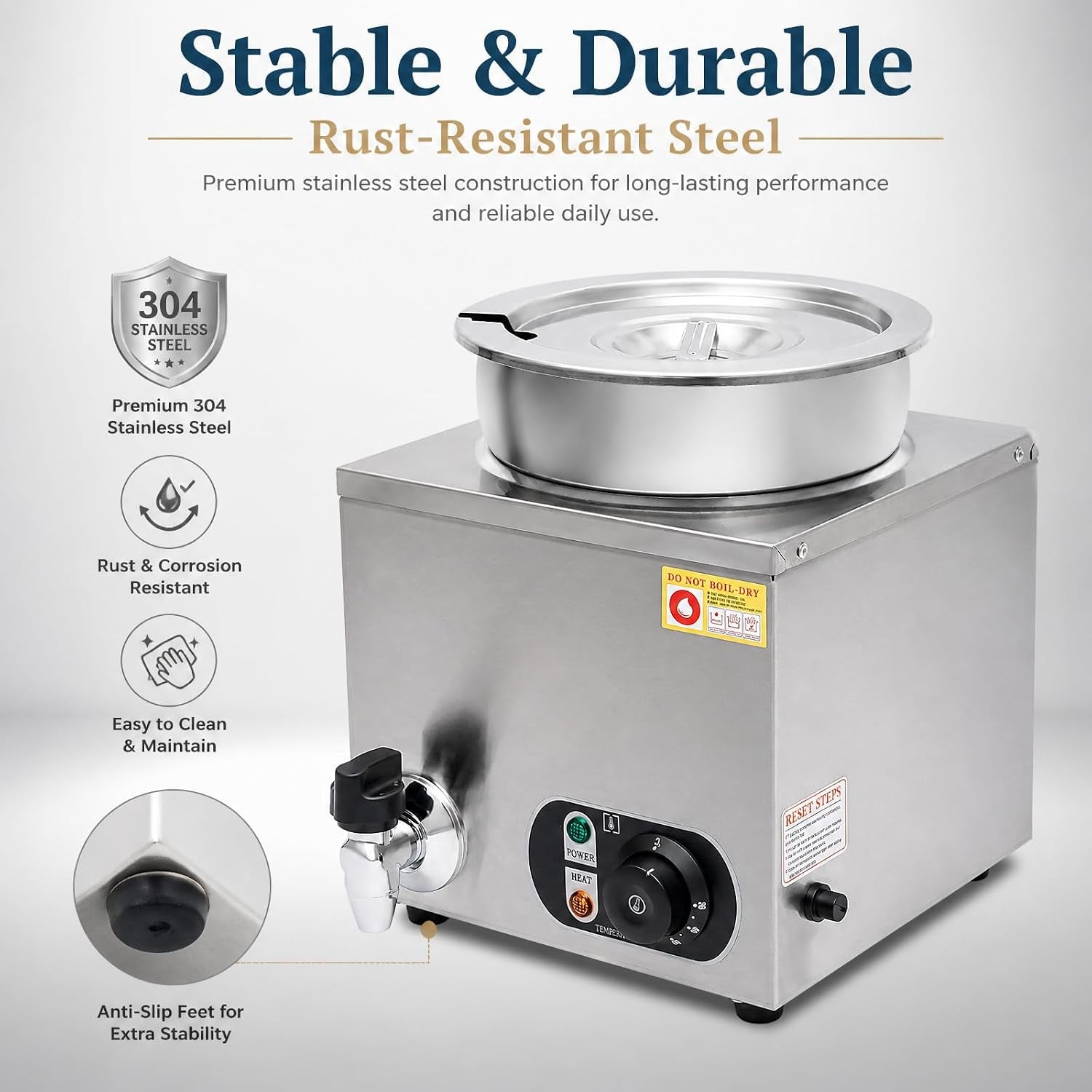 7-4qt-nacho-cheese-dispenser-with-86-185-adjustable-electric-soup-warmer-includes-2-spoons-300w-even-heating-sealed-lid-w-handle-non-slip-dry-burn-protection-large-capacity-no-assembly