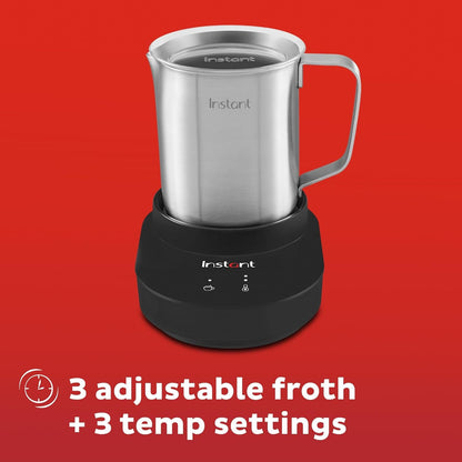 Pot  Magicfroth 9-In-1 Electric Milk Steamer and Frother, 17Oz Stainless Steel Pitcher, Hot and Cold Foam Maker and Milk Warmer for Lattes, Cappuccinos, Macchiato5