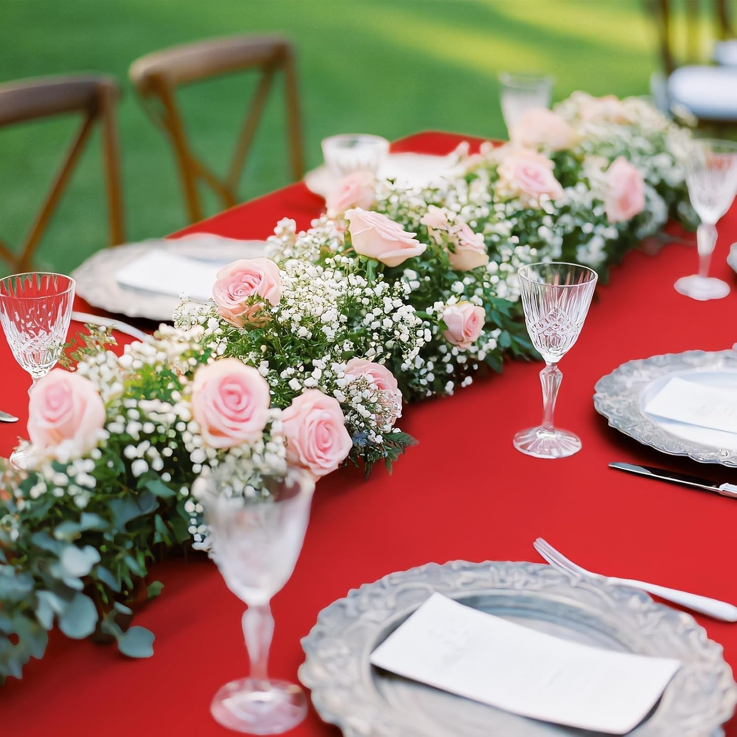 red-oval-tablecloth-60-x-84-inch-washable-christmas-table-cloth