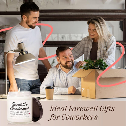 Farewell Gifts for Coworkers- 9Oz Lavender Scented Soy Wax Candle2