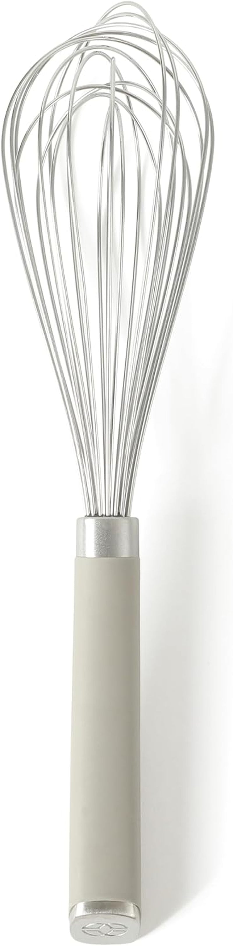 calphalon-edge-6-piece-stainless-steel-kitchen-tool-gadget-set-kitchen-utensil-set-with-silicone-accent-can-opener-straight-peeler-grater-tongs-balloon-whisk-and-scoop-taupe