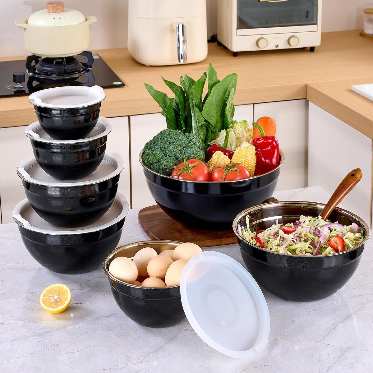 black-mixing-bowls-with-lids-set-of-7-stainless-steel-nesting-bowl-with-khaki-lid-for-non-slip-mixing-prepping-storing-serving-7-sizes-7-3-6-2-7-2-1-1-5-1-0-8-qt