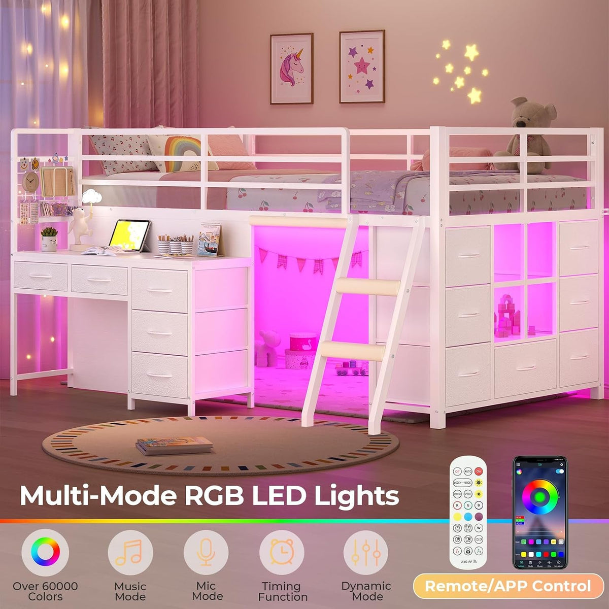 low-loft-bed-twin-size-with-desk-12-storage-drawers-window-white