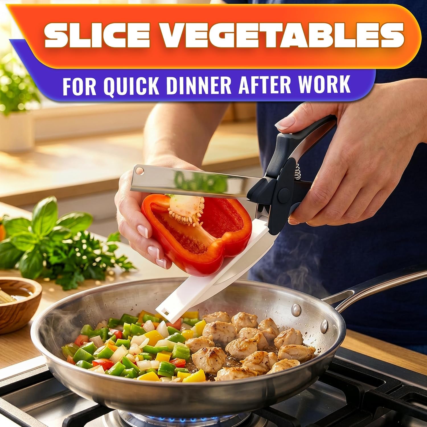 2-in-1-kitchen-scissors-for-food-with-cutting-board-safety-lock-stainless-steel-cutting-board-scissors-for-soft-veggies-fruit-cheese-tomato-knife-alternative-9-5-dishwasher-safe