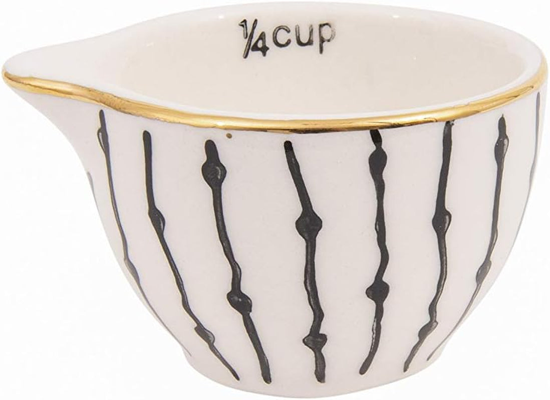 creative-co-op-black-white-stoneware-measuring-cups-with-gold-electroplating-set-of-4-sizes