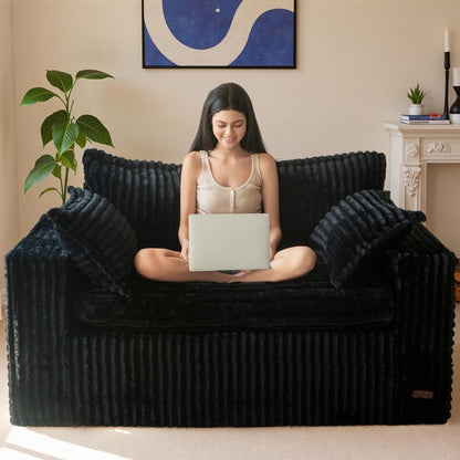 Boneless Couch, 59-Inch Couch in a Box, Deep Loveseat1