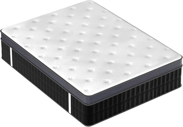 Queen Mattress 12 Inch, Medium Firm Hybrid with Pocket Coils & Cooling Gel8