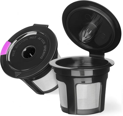 Reusable K Cup Coffee Filters for Keurig, 2 Pack | Fits Keurig K-Elite, K-Classic, K-Compact, K-Latte, K-Duo, All 2.0 & 1.0 Brewers, Bpa-Free, Brew Your Favorite Ground Coffee1